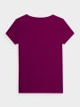 T-shirt slim lisa para senhora - púrpura 4FWMM00TTSHF1845 violeta