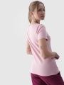 T-shirt slim lisa para senhora - rosa pó 4FWMM00TTSHF1845 rosa