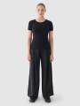 T-shirt slim feminina com estampado - preto 4FWMM00TTSHF1846 preto
