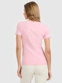 T-shirt Crop-Top Lisa para Mulher - Cor-de-Rosa - 4FWMM00TTSHF1846    
