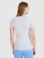 T-shirt slim lisa para senhora - cinzenta 4FWMM00TTSHF2255 cinzenta