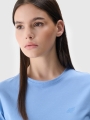 T-shirt slim lisa para senhora - azul 4FWMM00TTSHF2255 azul