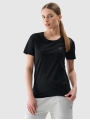 T-shirt lisa regular para senhora - preto 4FWMM00TTSHF2356 preto