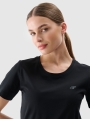 T-shirt lisa regular para senhora - preto 4FWMM00TTSHF2356 preto