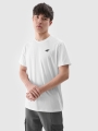 T-shirt lisa regular para homem - branco 4FWMM00TTSHM2256 Branco