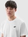 T-shirt lisa regular para homem - branco 4FWMM00TTSHM2256 Branco