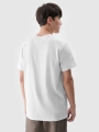 T-shirt lisa regular para homem - branco 4FWMM00TTSHM2256 Branco
