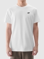 T-shirt lisa regular para homem - branco 4FWMM00TTSHM2256 Branco
