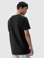 T-shirt normal lisa para homem - preto 4FWMM00TTSHM2256 preto