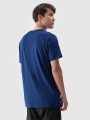 T-shirt lisa regular para homem - azul 4FWMM00TTSHM2256 azul