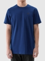 T-shirt lisa regular para homem - azul 4FWMM00TTSHM2256 azul