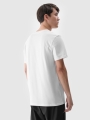 T-shirt normal de homem com estampado - branco 4FWMM00TTSHM2257 Branco