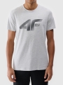 T-shirt regular para homem com estampado - cinzento 4FWMM00TTSHM2257 cinzento