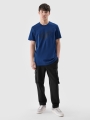 T-shirt regular para homem com estampado - turquesa 4FWMM00TTSHM2257 turquesa
