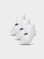 Meias de treino Over The Knee para mulher (pack de 3) - Branco 4FWMM00UFSOF202 Branco