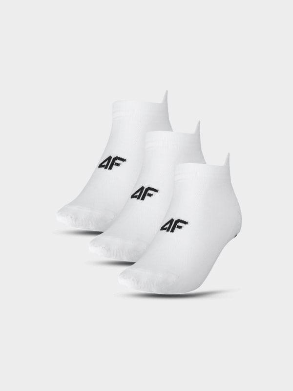 Meias de treino Over The Knee para mulher (pack de 3) - Branco 4FWMM00UFSOF202 Branco