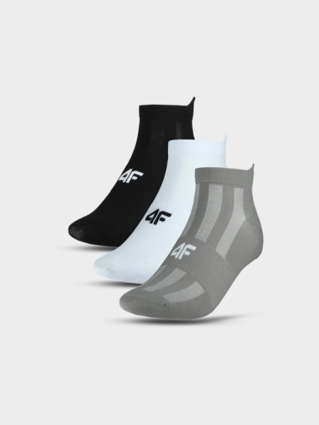 Meias de treino para homem (pack de 3) - multicor 4FWMM00UFSOM137 multicor - 4FWMM00UFSOM137-94S