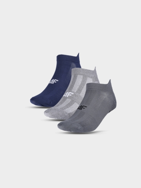 Meias de treino para homem (pack de 3) - multicor 4FWMM00UFSOM137 multicor - 4FWMM00UFSOM137-95S