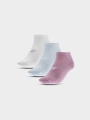 Meias casuais para mulher (pack de 3) - multicoloridas 4FWMM00USOCF276 multicoloridas - 4FWMM00USOCF276-90S