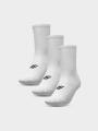 Meias de equipa casuais para mulher (pack de 3) - brancas 4FWMM00USOCF279 Branco