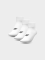 Meias de equipa casuais para homem (pack de 3) - branco 4FWMM00USOCM278 Branco - 4FWMM00USOCM278-10S