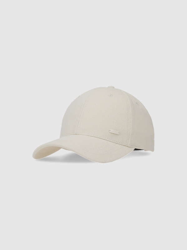 Boné com pala  para mulher - Branco - 4FWSS25ACABF375       