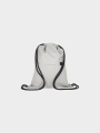 Sackpack cinch drawstring bag - cinzento 4FWSS25AGYMU117 cinzento