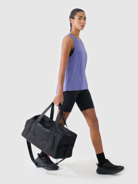 Saco de desporto (30 L) com bolso para sapatos - preto 4FWSS25ATBAU022 preto