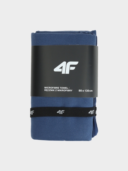Toalha de desporto de secagem rápida M (80 x 130 cm) - azul marinho 4FWSS25ATOWU053 azul marinho