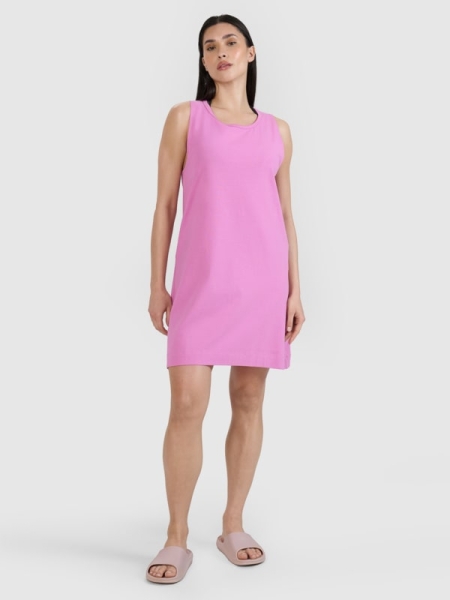 VESTIDO 4FWSS25TDREF138 cor-de-rosa