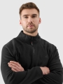 Tecido polar de trekking para homem com gola subida - preto 4FWSS25TFLEM304 preto