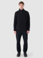 Tecido polar de trekking para homem com gola subida - preto 4FWSS25TFLEM304 preto