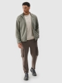 Casaco Polar para Homem com Gola Subida - Azeitona/Caqui - 4FWSS25TFLEM320