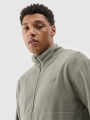 Casaco Polar para Homem com Gola Subida - Azeitona/Caqui - 4FWSS25TFLEM320