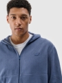 Casaco Polar para Homem com Garruço - Azul Marinho - 4FWSS25TFLEM321    
