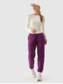 Manga comprida para mulher para ioga com recorte nas costas - branco 4FWSS25TFLOF403 Branco