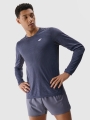 Manga comprida de corrida de secagem rápida para homem - cinzento 4FWSS25TFLOM326 cinzento