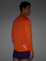 Manga comprida de corrida de secagem rápida para homem - laranja 4FWSS25TFLOM326 laranja