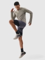 Manga comprida de corrida de secagem rápida para homem - cinzento 4FWSS25TFLOM327 cinzento