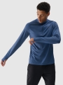 Manga comprida de corrida de secagem rápida para homem - azul marinho 4FWSS25TFLOM327 azul marinho