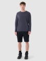 Camisola De Treino De Manga Comprida Para Homem - Cinzento - 4FWSS25TFLOM330               
