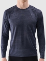 Manga comprida de ciclismo de secagem rápida para homem - preto 4FWSS25TFLOM340 preto