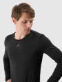 Camisola De Treino De Manga Comprida Para Homem - Preto - 4FWSS25TFLOM372                