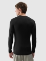 Camisola De Treino De Manga Comprida Para Homem - Preto - 4FWSS25TFLOM372                