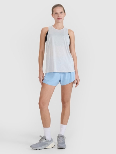 Calções Quick Dry de Corrida para Mulher - Azul - 4FWSS25TFSHF0881
