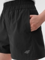 Calções de Trekking com Bolsa Amovível para Mulher - Preto - 4FWSS25TFSHF0953