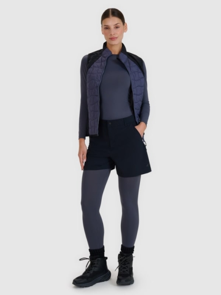 Calções de Trekking Quick Dry Stretch para Mulher - Preto - 4FWSS25TFSHF0994 