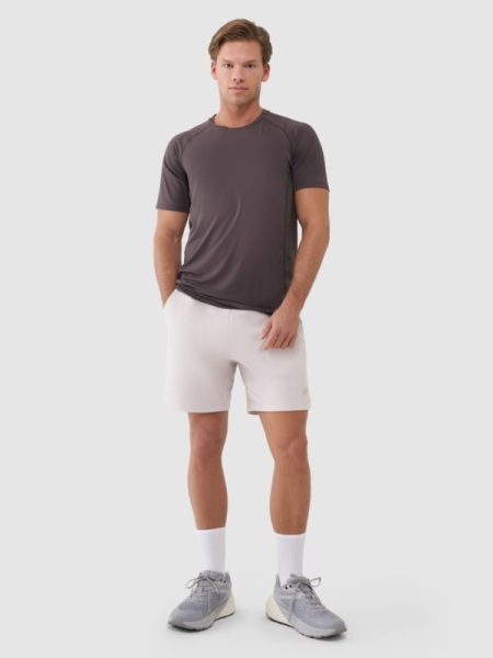 Calções de Treino Quick Dry para Homem - Bege - 4FWSS25TFSHM0867