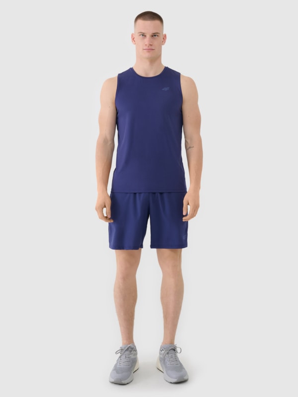 Calções de Treino Quick Dry para Homem - Azul Marinho - 4FWSS25TFSHM0912