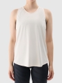 Camisola de Alças para Mulher - Branco  - 4FWSS25TFSLF412